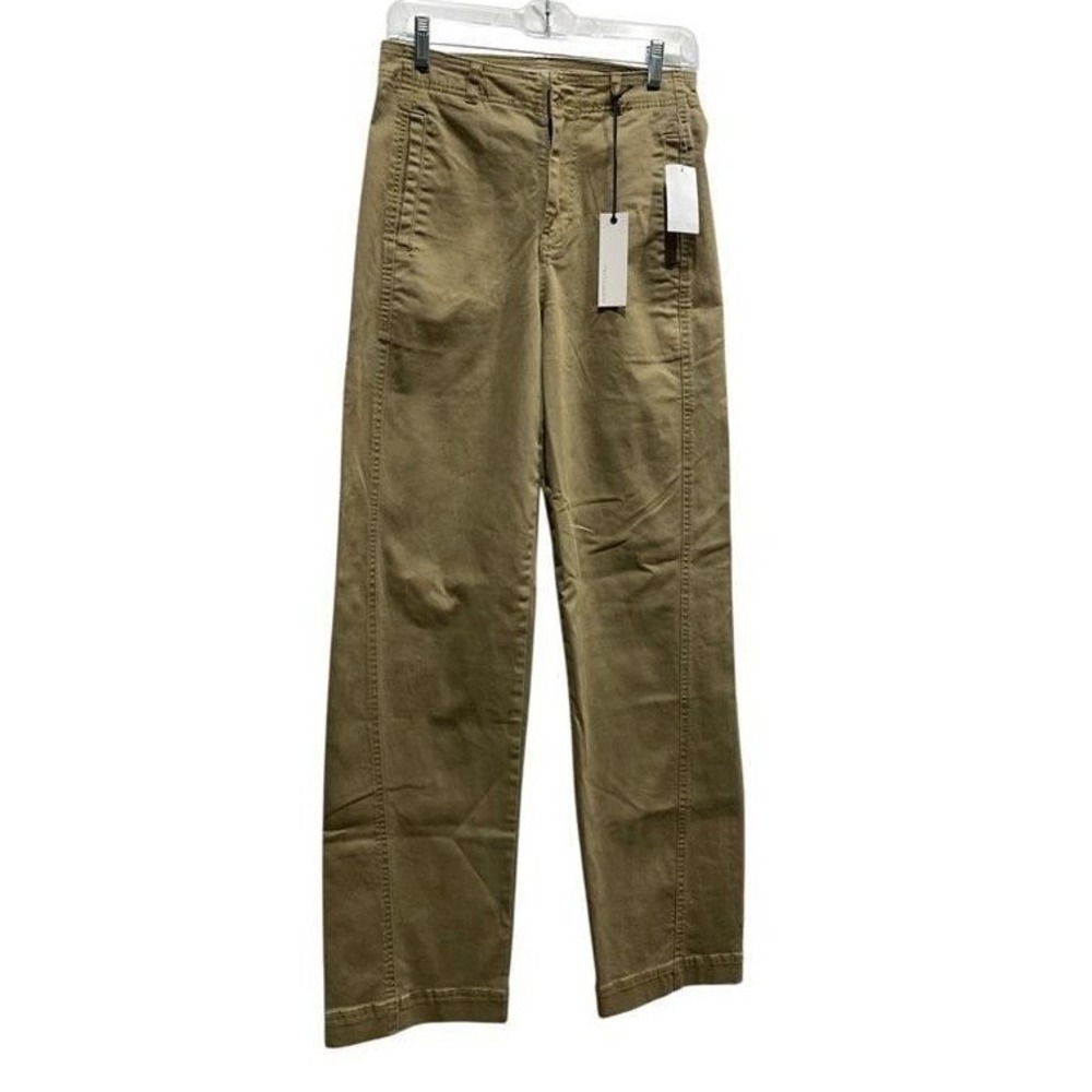 Habitual High Rise Wide Leg Army Green Pants HNM02107B Womens Size 2/26 NEW - Picture 2 of 14